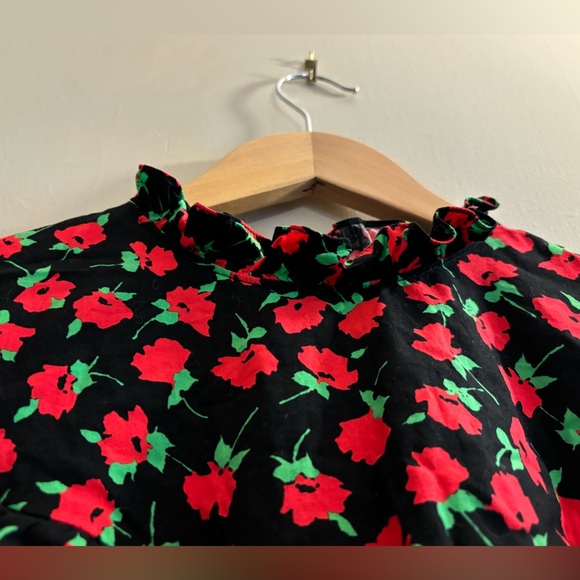 Zara floral long sleeve dress - Picture 4 of 6